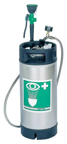 Douche et lave-yeux de sécurité portable