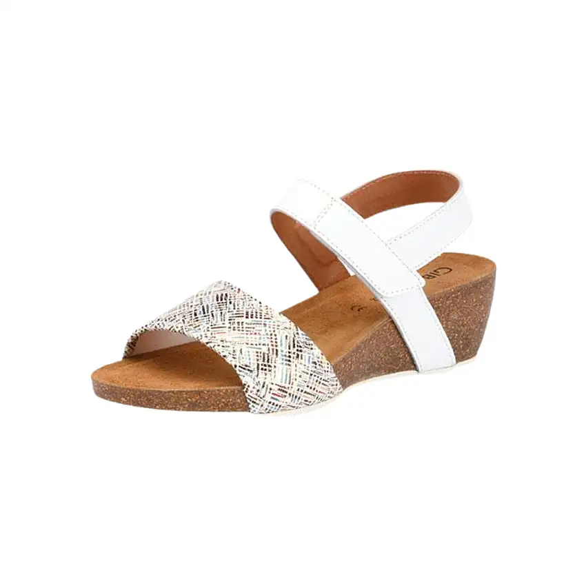 Caméléa HV Height Women's Sandals - 2 Colors - Hallux Valgus - Gibaud - White / 35
