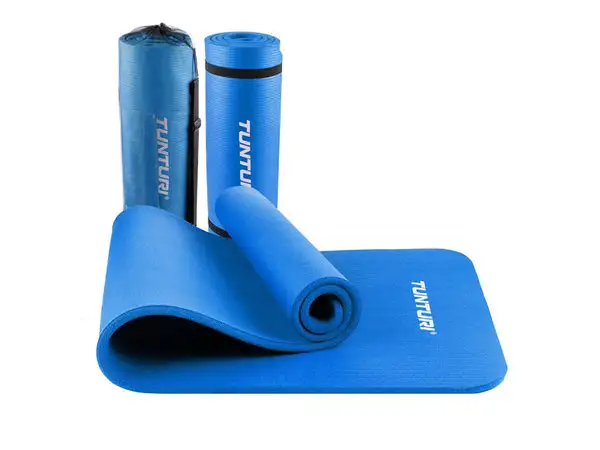 Tunturi NBR Fitnessmatte blau, 180 x 60 x 1.5 cm