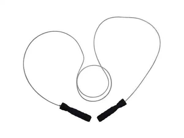 Tunturi Pro Stahlspringseil mit extra Gewichten 3 m