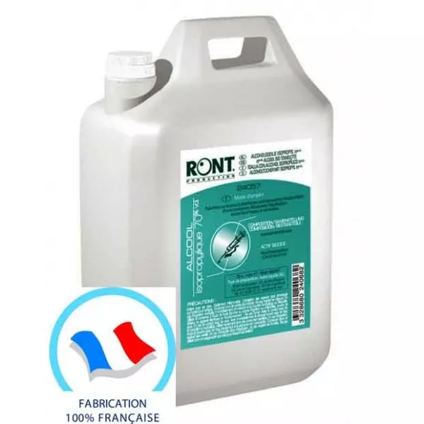 Alcool isopropylique à 70% -Bidon de 2 L