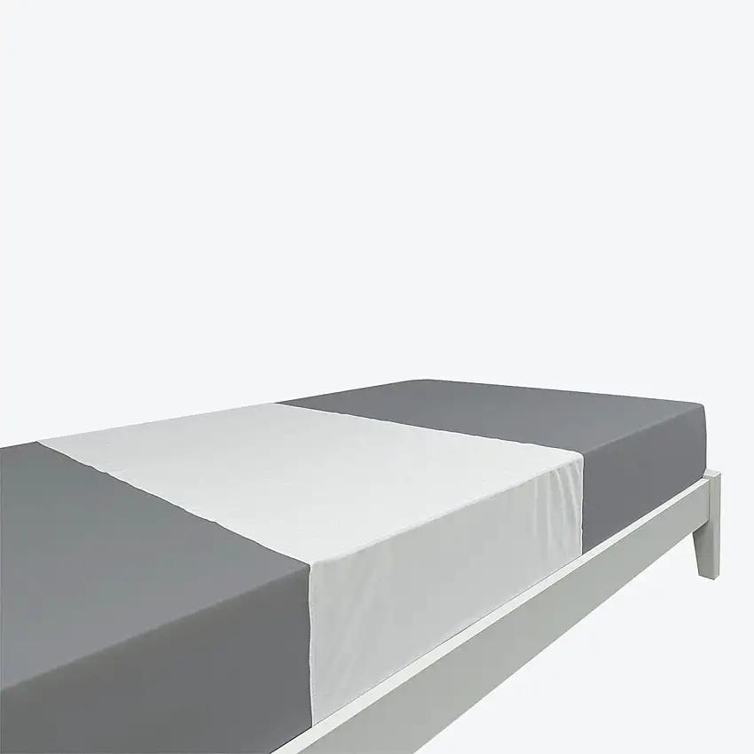 Alèse lit - Lavable - Avec rabats - 85 x 90 cm - Dermofresh