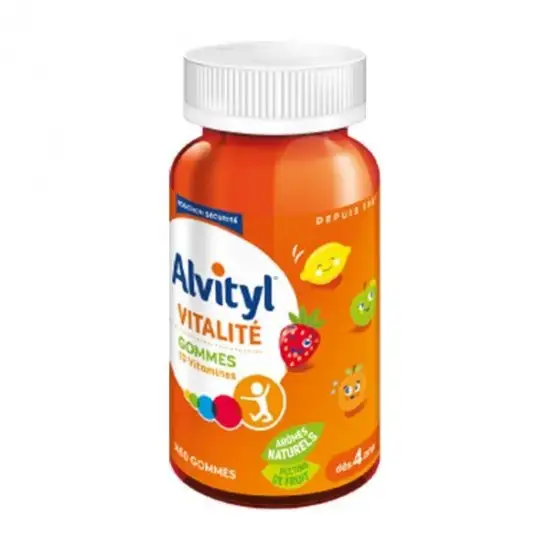 Alvityl vitalité 10 vitamines 60 gommes