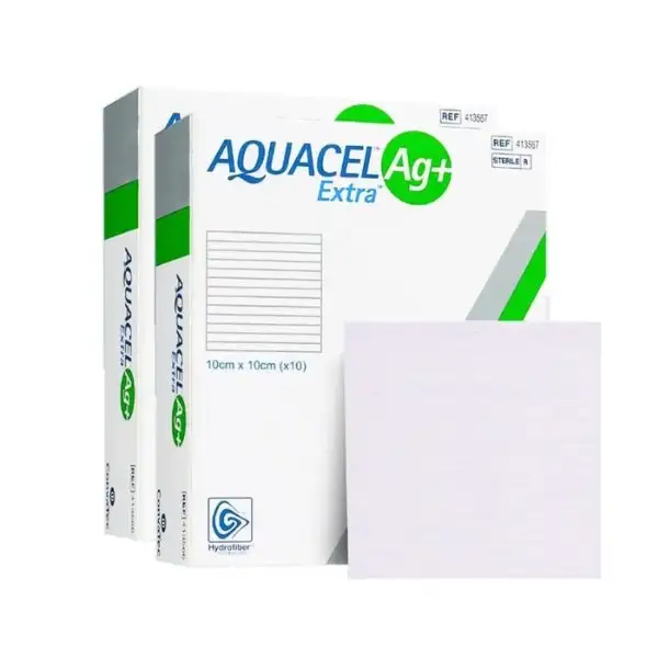 Pansement hydrofibre Aquacel Ag+ Extra - Convatec
