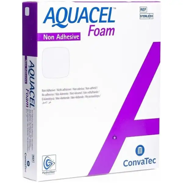 Pansement hydrocellulaire Aquacel foam non adhésif - Convatec