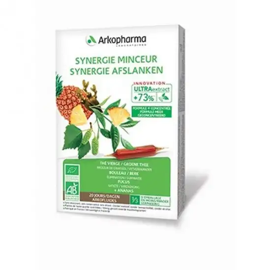 Arkopharma arkofluides bio synergie minceur 20 ampoules