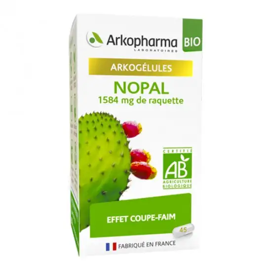 Arkopharma arkogélules bio nopal 45 gélules