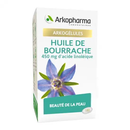 Arkopharma arkogélules huile de bourrache bio 180 gélules