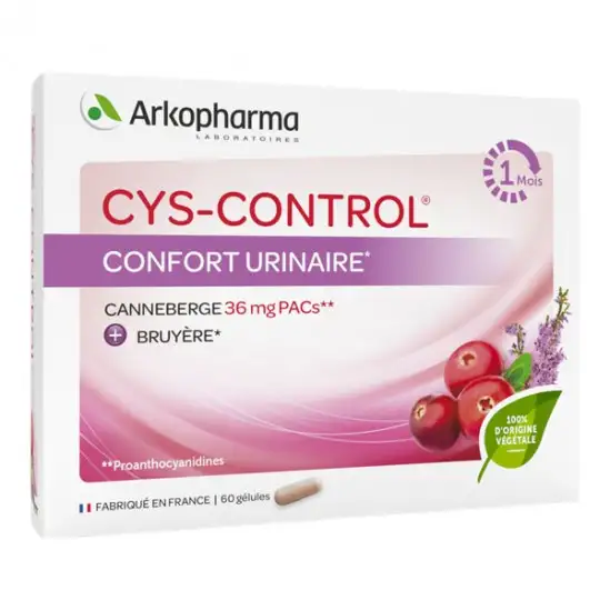 Arkopharma cys-control confort urinaire 60 gélules