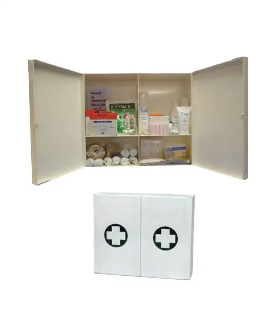ARMOIRE PLASTIQUE 2 PORTES SANS SERRURE