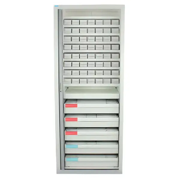 Armoire à rideau 80cm serrure à clé – Praticima