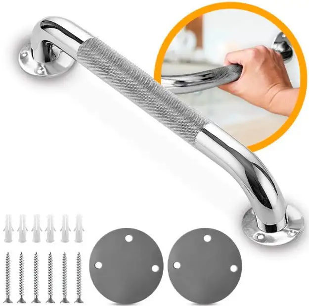 Poignée de Douche en Acier Inoxydable pour Salle de Bain | 30 cm