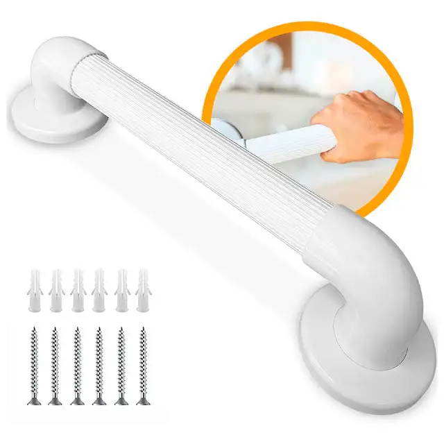 Poignée de Douche Cannelée Multifonctionnelle pour Salle de Bain | 30 cm