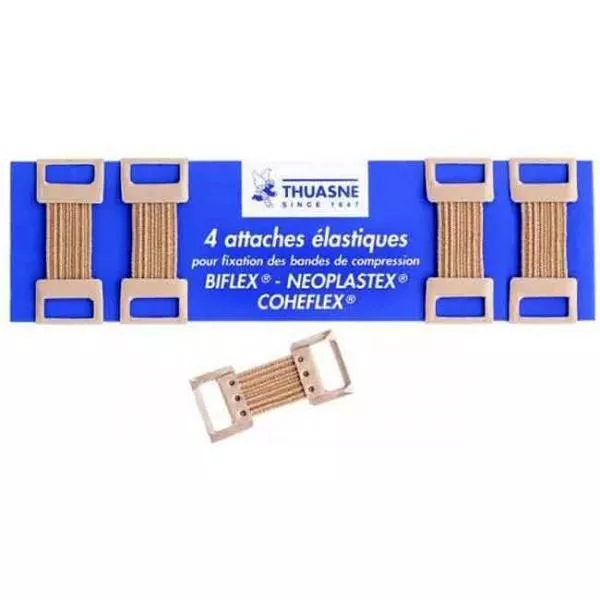 Attaches élastiques pour bande de contention