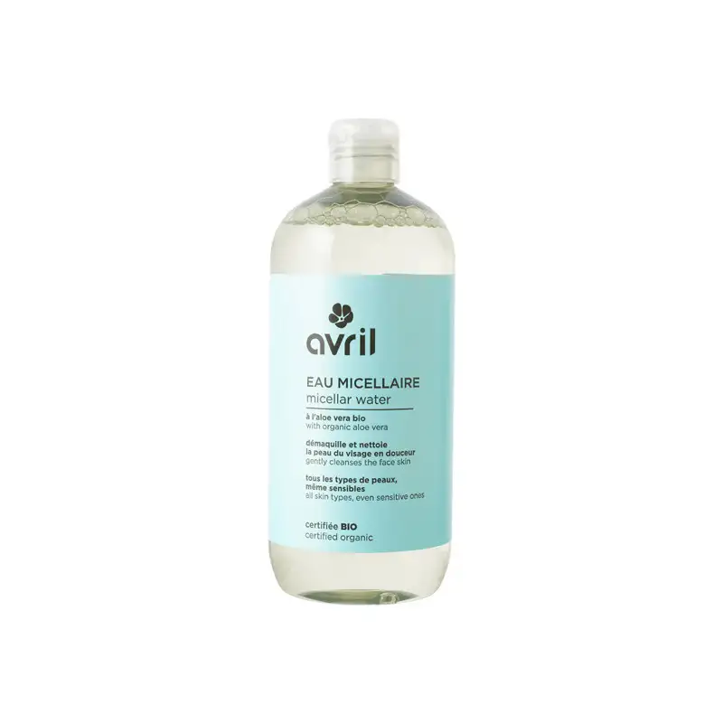 Avril Eau micellaire à l'aloe vera bio 500ml