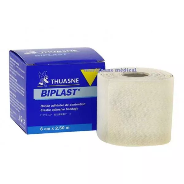 Bande adhésive Biplast 6 cm x 2,5 m