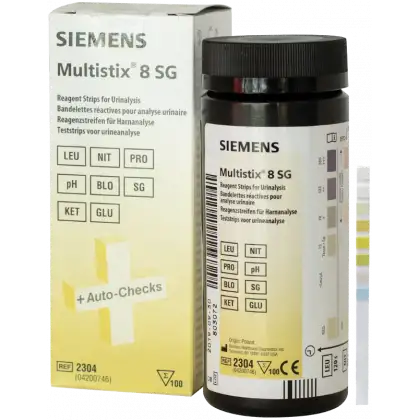 Bandelettes réactives Siemens Multistix (boite de 50 ou 100)