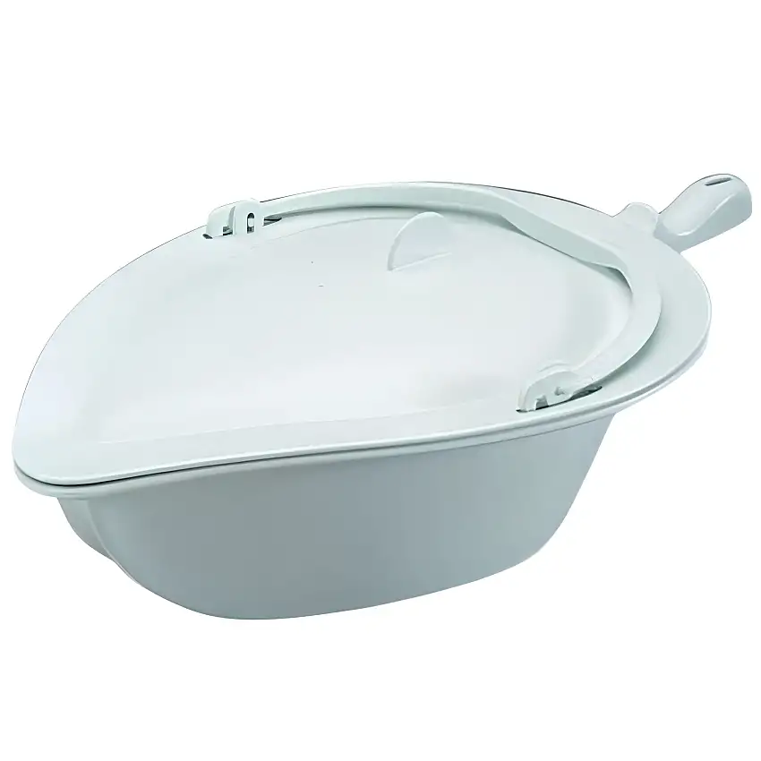 Bassin avec couvercle et support pour chaise de douche Clean - Identités