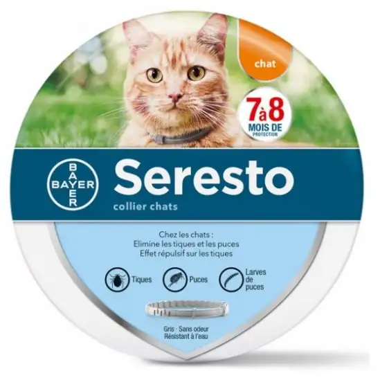 Seresto collier antiparasitaire pour chats