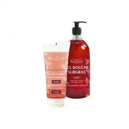 Beauterra gel douche srugras ambre 1L