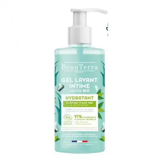 Beauterra gel lavant certifié bio hydratant 500ml