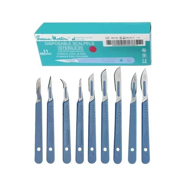 Bistouris stériles à usage unique