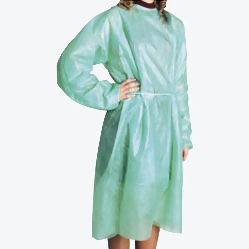 Blouse de protection - Non tissée - Verte - Par 10 - Bienmed