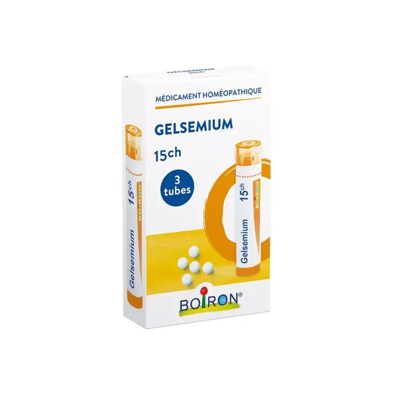 Boiron Gelsemium Sempervirens 15CH - 3 tubes de 4g
