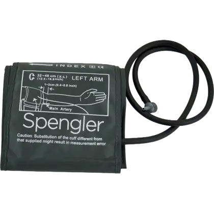 Brassard de tensiomètre gris Spengler pour Autotensio et Tensonic (32-48 cm)