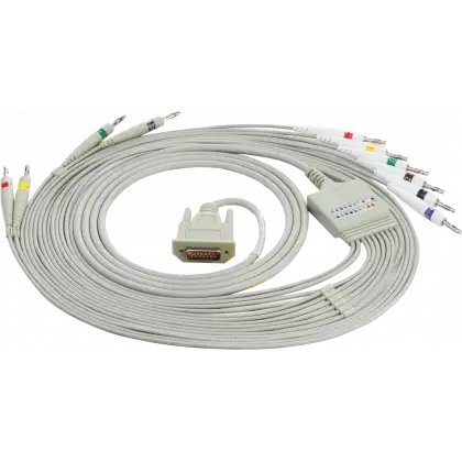 Câble patient à pression pour ECG Edan SE-1202 et ISE-1210