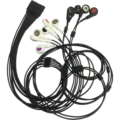 Câble patient type pression pour ECG Schiller MS12 USB et FT-1