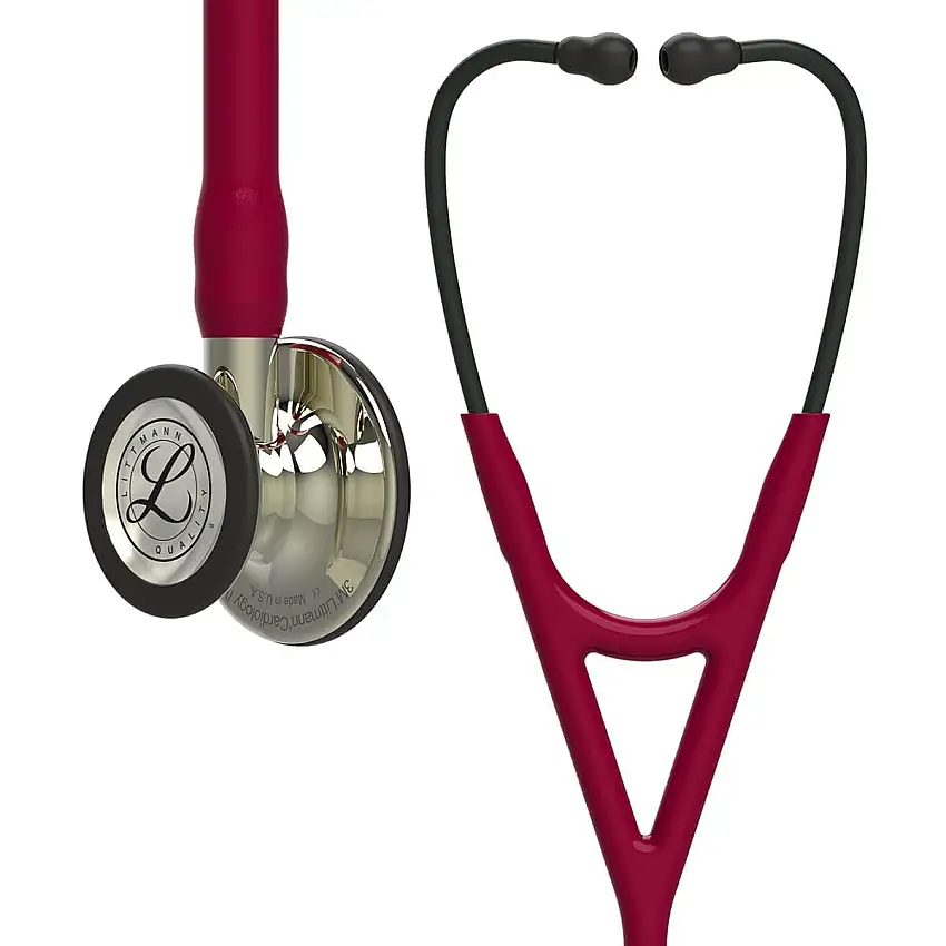 Littmann Stéthoscope Cardiologie IV – Black Champagne Edition Bordeaux
