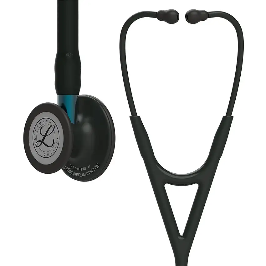 Littmann Stéthoscope Cardiologie IV – Stem Edition Black/Stem Blue/Black