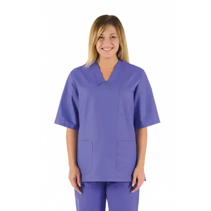 Casaque unisexe en coton Gima (bleu indigo)