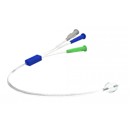 Cathéter 3 voies malléable avec ballon (boite de 5)