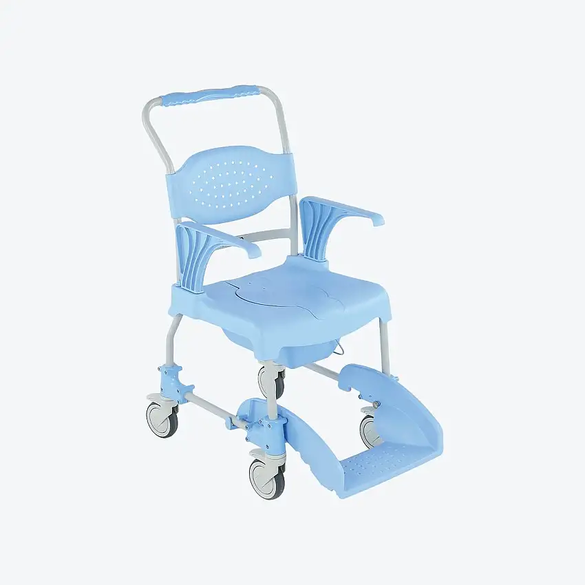 Chaise de douche et de toilette - À roulettes - Moem