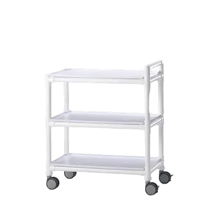 Chariot roulant d'hygiène et de soin à étagère amagnétique RCN Médical (compatible 3T)