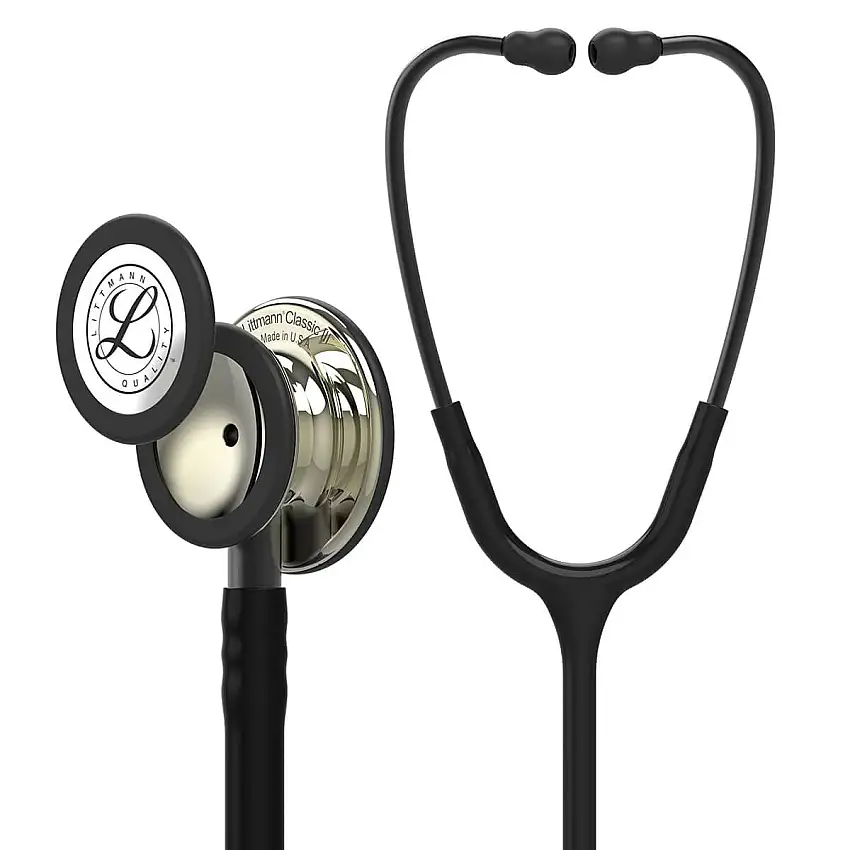 Littmann Stéthoscope Classic III – Black Champagne Edition Noir