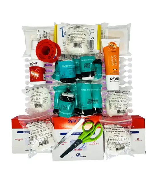 Composition trousse de secours souple 9 à 15 personnes