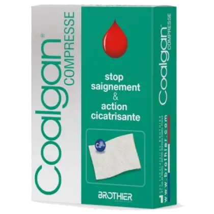 Compresse hémostatique stérile Coalgan (boite de 5)
