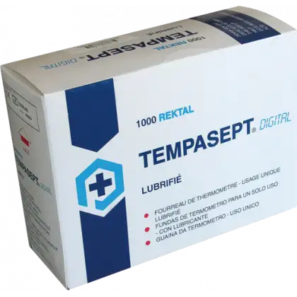 Couvre-sonde universel Tempasept pour thermomètre (boite de 1000)