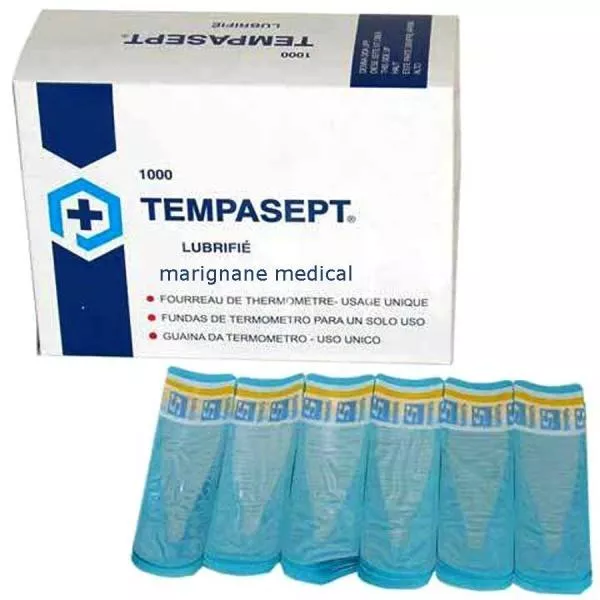 Étuis couvre thermomètre Tempasept lubrifié