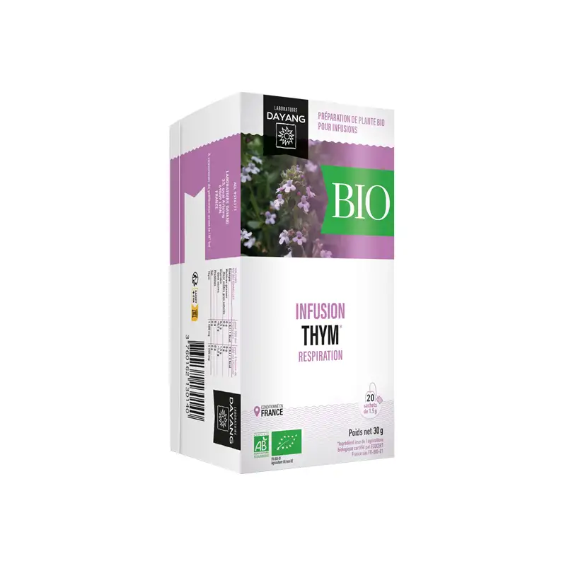 Dayang Infusion thym bio 20 infusettes