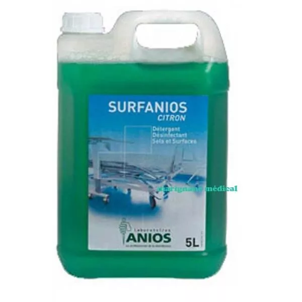 Désinfectant sols et surfaces.Surfanios 5L