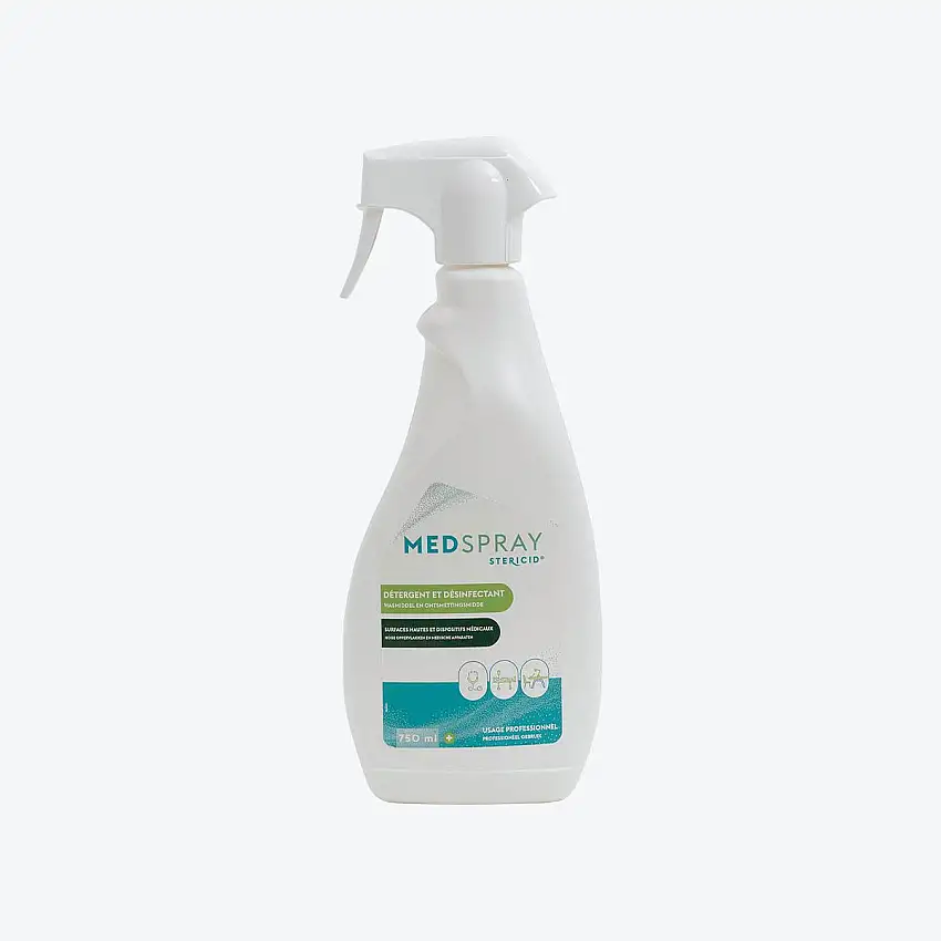 Détergent - Désinfectant - Surfaces - Medspray  - 750 ml - Stericid