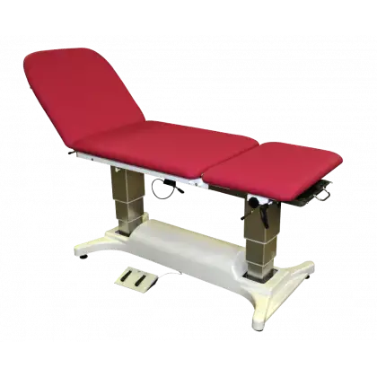 Divan d'examen électrique 3 plans Vog Médical Licata à 2 colonnes (2 moteurs)