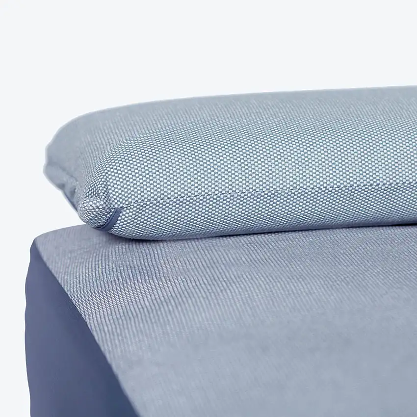 Drap housse 90x190 - Imperméable - Ice - Gris - B.Dermofresh