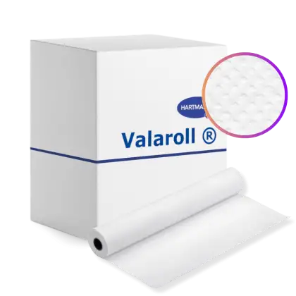 Draps d'examen ouate gaufrée ValaRoll (12 rouleaux)