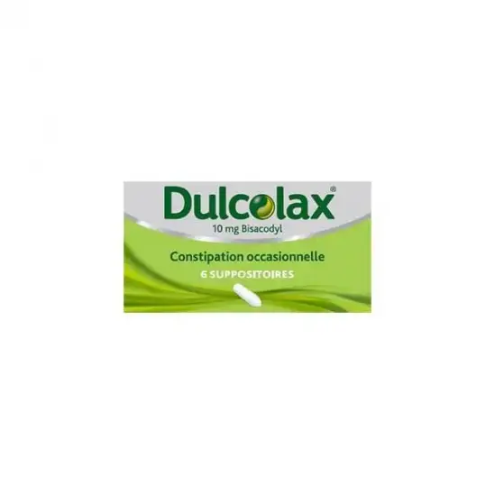 Dulcolax 10mg 6 suppositoires