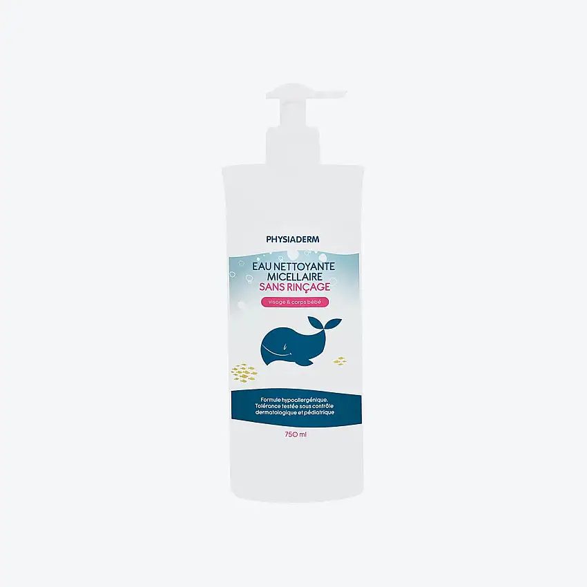 Eau nettoyante bébé - 750 ml - Physiaderm